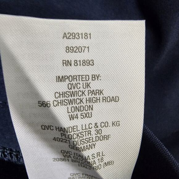 Every Day by Susan Graver Womens Petite Liquid Knit Pull On Pants Size SP Blue - Picture 8 of 8